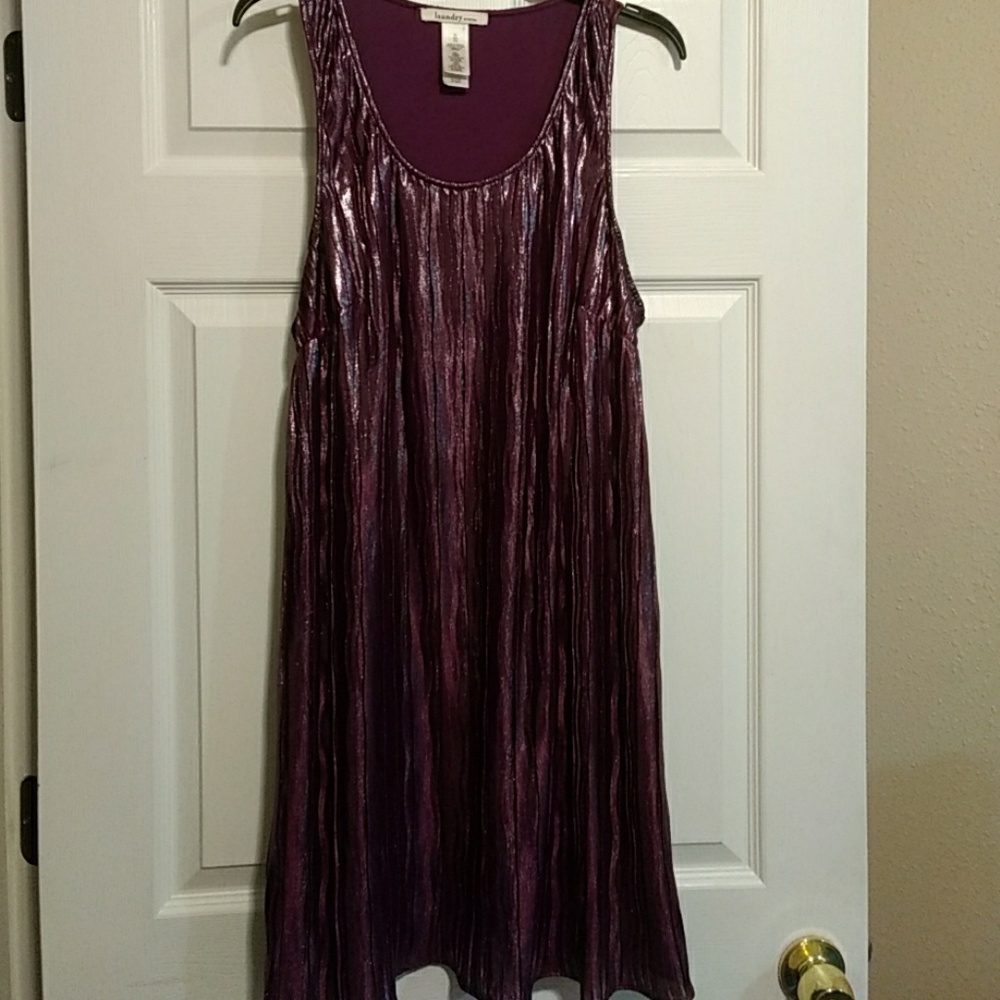 Sparkly purple dress